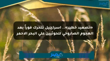 «تصعيد خطير».. إسرائيل تتحرك فوراً بعد الهجوم الصاروخي للحوثيين على البحر الأحمر